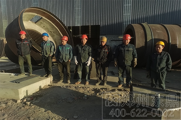 內蒙古煤泥烘干機生產線項目實拍現場